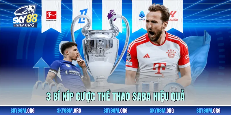 3 bí kíp cược thể thao SABA hiệu quả
