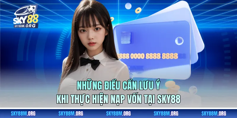 Những điều cần lưu ý khi thực hiện nạp vốn tại Sky88