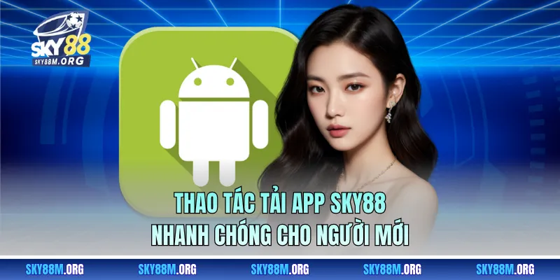 Thao tác tải app Sky88 nhanh chóng cho người mới