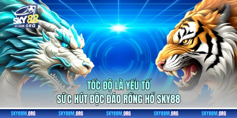 Tốc độ là yếu tố sức hút độc đáo Rồng Hổ Sky88